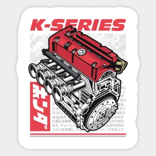 K-Series Engine Sticker